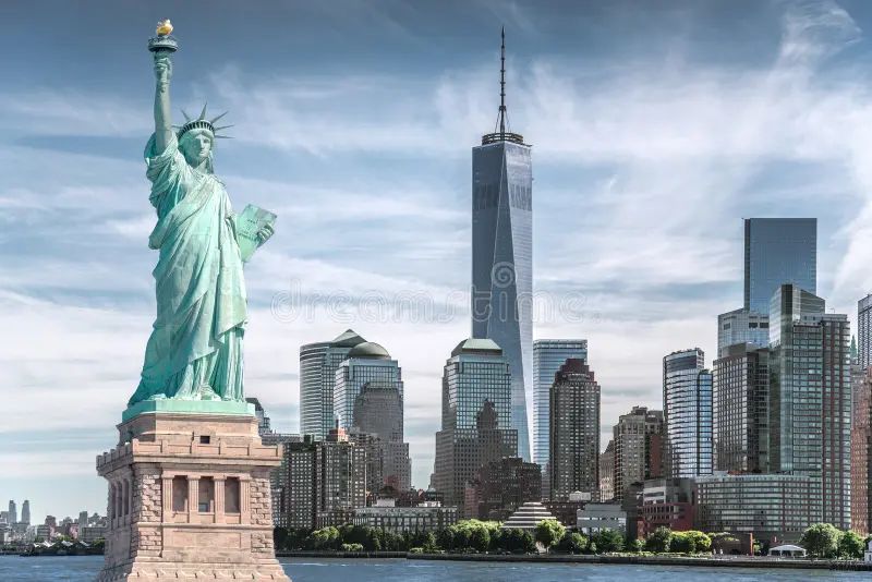 Statue of Liberty and Lower Manhattan